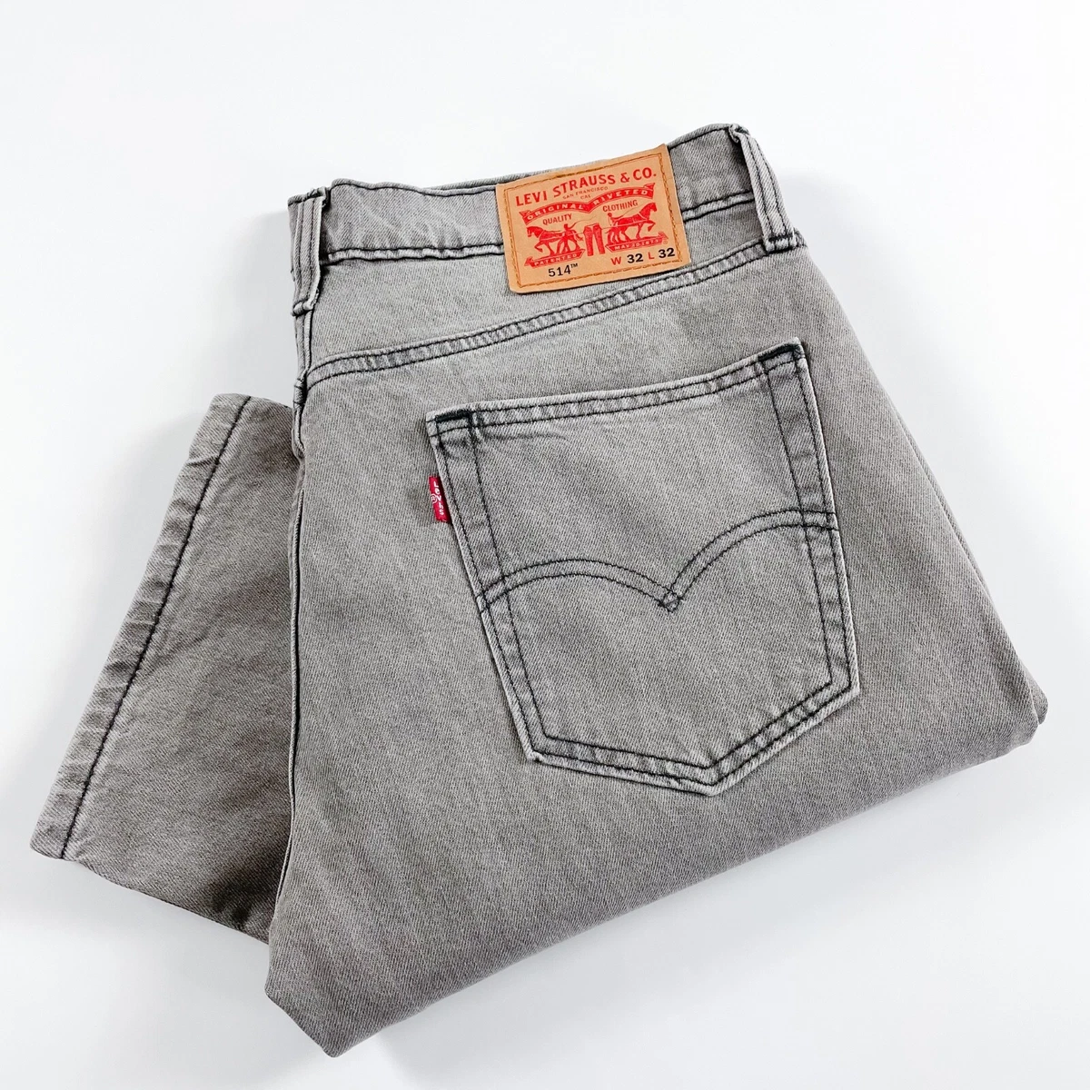 Levis 514 gray jeans deals