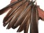 6 Pieces - Brown Turkey Pointer Primary Wing Quill Feather Halloween ...