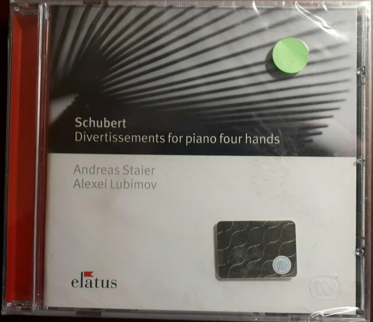 SCHUBERT STAIER LUBIMOV-DIVERTISSEMENT D 818-826 * CD BRAND NEW SEALED