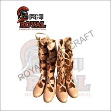 Roman Leather Long Boots Gladiator Style Boots Ancient Roman Boots