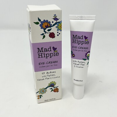 Mad Hippie Eye Cream, 17 Actives with Peptides, 0.5oz New in Box 06/24
