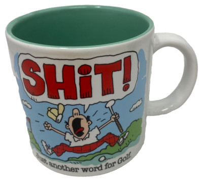 Sh*t! Just Another Word for Golf Novelty Funny Coffee Mug Cup Jim Benton Sport