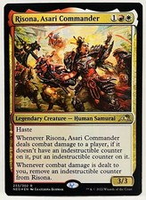 Risona, Asari Commander - #233-MTG-Kamigawa: Neon Dynasty (NEO)-FOIL-NM