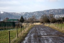Photo 6x4 Track through Blackmore Park Poolbrook A new industrial buildin c2009