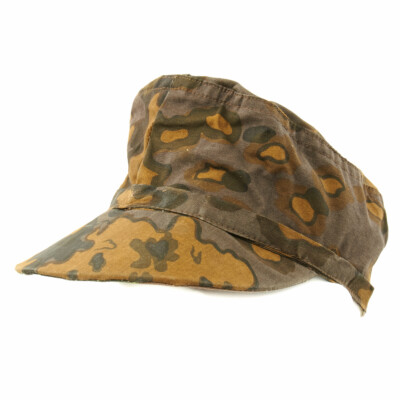 German WWII Reversible M43 Field Cap Oakleaf Pattern A Camouflage