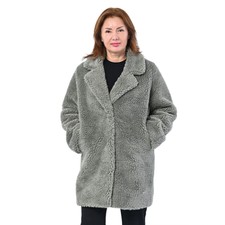 La Marey Reversible Faux Fur Winter Coat For Women And Girls Size 10-20 For Gift