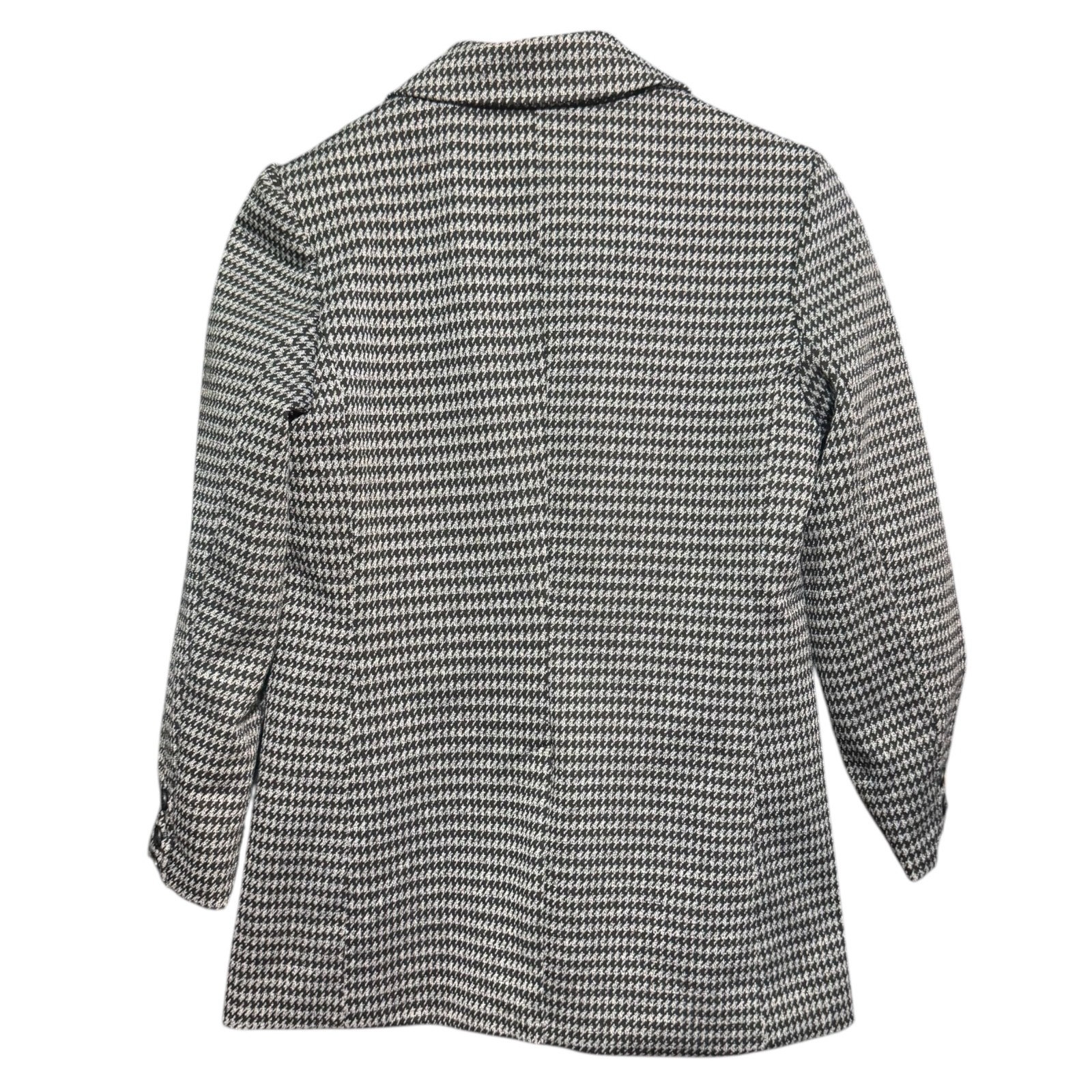 PHILOSOPHY Brown Houndstooth Single Button Long B… - image 3