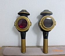 1 paio di lampade da carrozza, lampade a candela, faretto posteriore per carrozza luce rossa