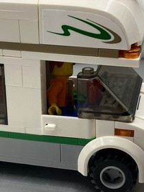 LEGO CITY: Camper Van (60057) Incomplete Includes 1 Mini Figure 