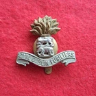 WW1 British Army Royal Dublin Fusiliers Regiment Cap Badge Line Infantry