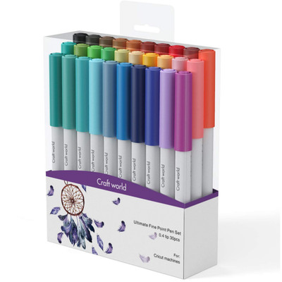 Craft World 0,4 mm Feinspitze Stifte Cricut Maker 3 Kompatibel