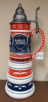 2023 Samuel Sam Adams Bierkrug Big 0.9m Octoberfest Kunstharz Promotion