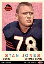 1959 Topps #96 Stan Jones Bears HOF Maryland 7 - NM