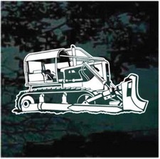 Bulldozer Decals Die Cut Vinyl Decal