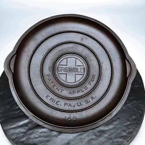 Griswold No. 9 Cast Iron Skillet Cover 469 Self Basting Erie PA