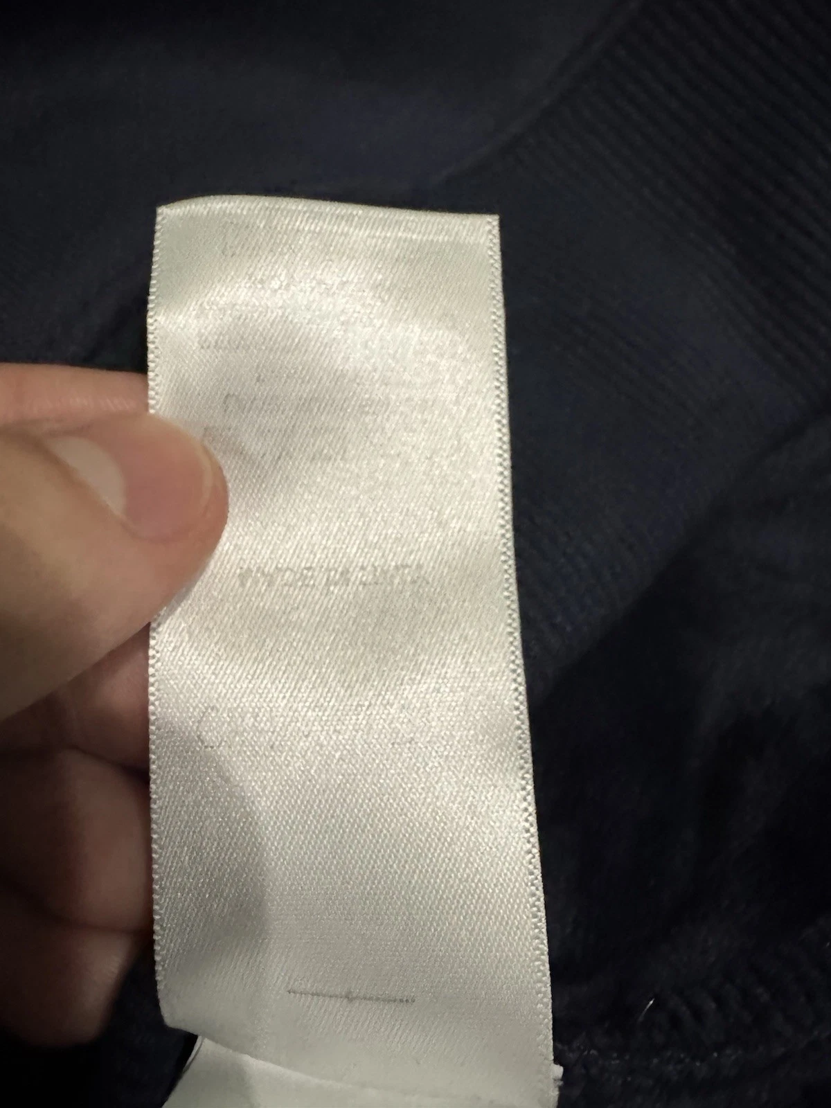 Dior Hoodie Simple Logo SS21 Collection Dark Blue Size S New WO Tags