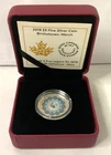 Royal Canadian Mint March Birthstones - 2018 $5 1/4 oz Fine Silver Coin