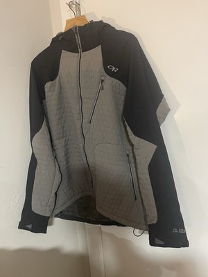 Outdoor Research Lodestar Jacket Black Grey Men's XXL Excellent Condition RARE