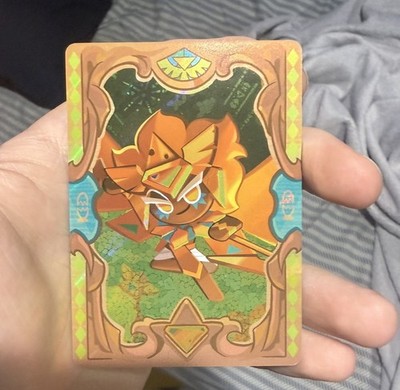 Golden Cheese Cookie Photo Card Ancient Cookie