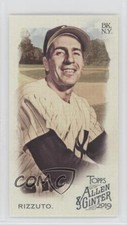 2019 Topps Allen & Ginter Mini Logo Back Short Print Phil Rizzuto #390 HOF 0c37