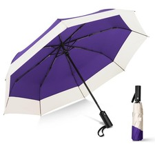 LEAGERA Compact Small Travel Umbrella - Arc 46 Inch, 40.5 inches, purple0.3