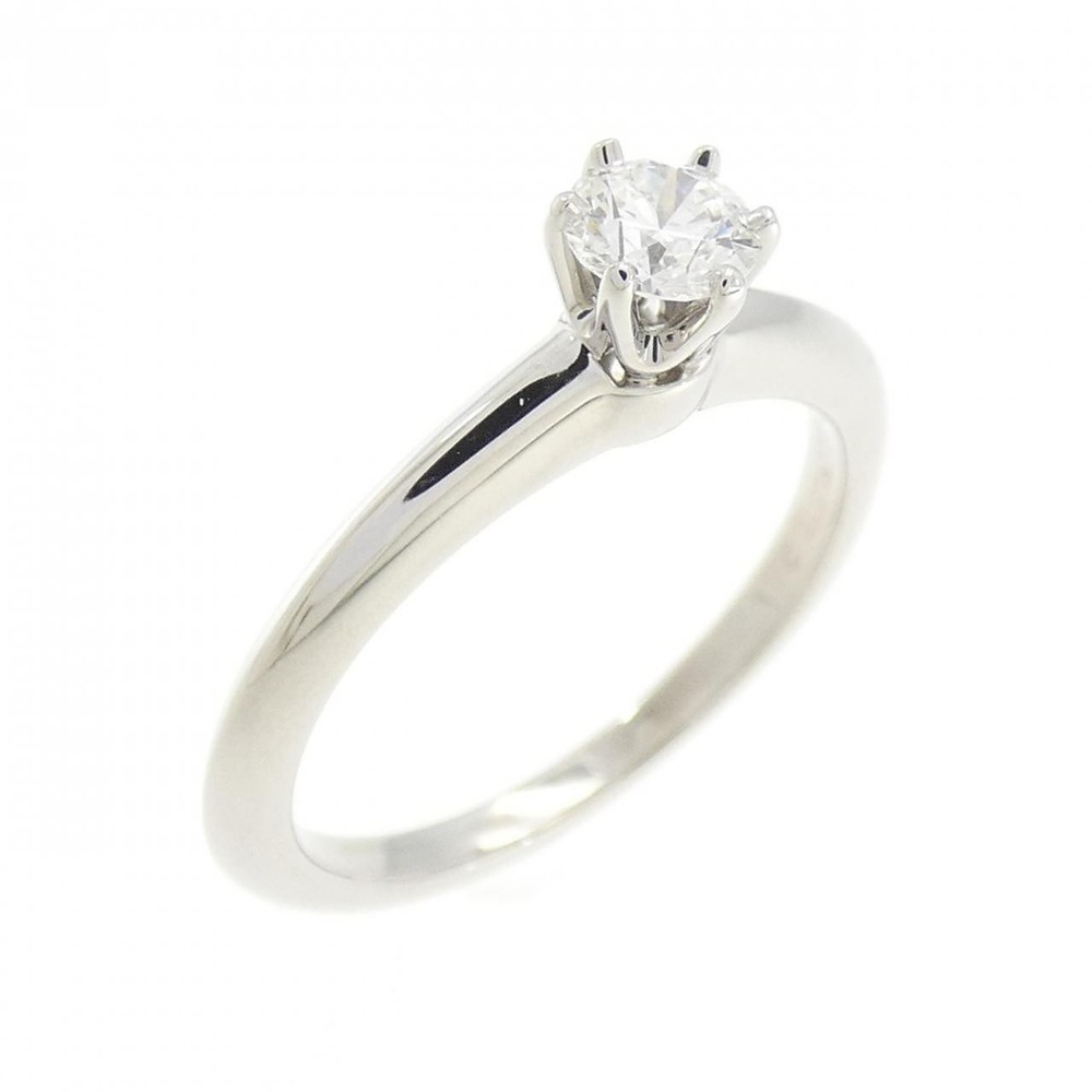 Tiffany Classic Solitaire Ring 0.25CT Sterling Silver 2600077106339