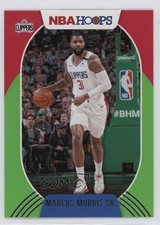 2020-21 Panini NBA Hoops Neon Green Marcus Morris Sr #10 0j4n