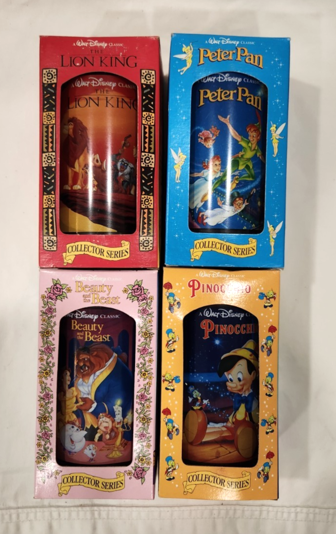 Walt Disney Collector Series Cups Glasses Burger King Complete Set of 12  1994 | eBay