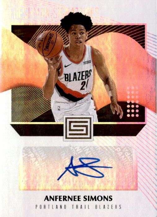 2018-19 Panini Status #FS-ASM Anfernee Simons Freshman Signatures