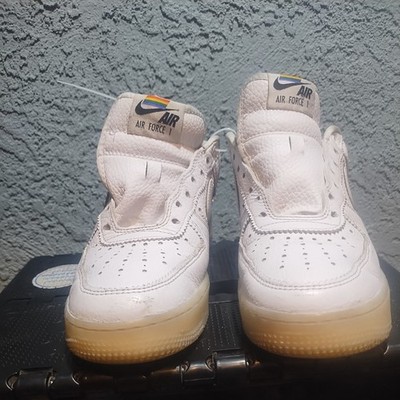 Nike Air Force 1 Low Be True Rainbow  6 White CV0258-100