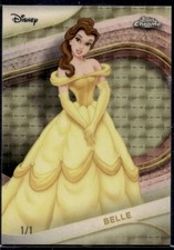 2025 Topps Chrome Disney Belle 1/1 Superfractor #125
