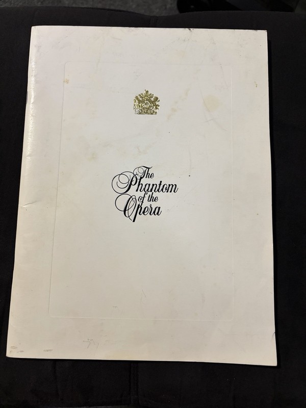 Souvenir Program THE PHANTOM OF THE OPERA-Andrew Lloyd Webber++Atlanta 4/97