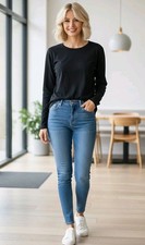 Eddie Bauer Damen Shirt Gr. L Schwarz