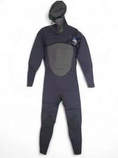 New XCEL Mens Infiniti 5/4mm Hooded Fullsuit Wetsuit Black Large Tall Navy Seal
