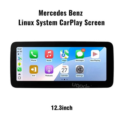 Linux CarPlay Android Auto Screen Car Radio Upgrade for Mercedes Benz GLE GLS