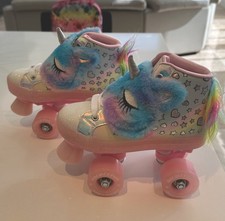 NEW Unicorn skechers roller skates girls size 1