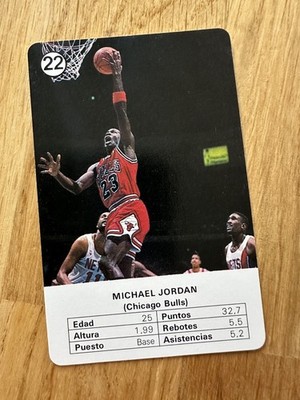 Michael Jordan 1988 Fournier NBA Stars #22 Chicago Bulls