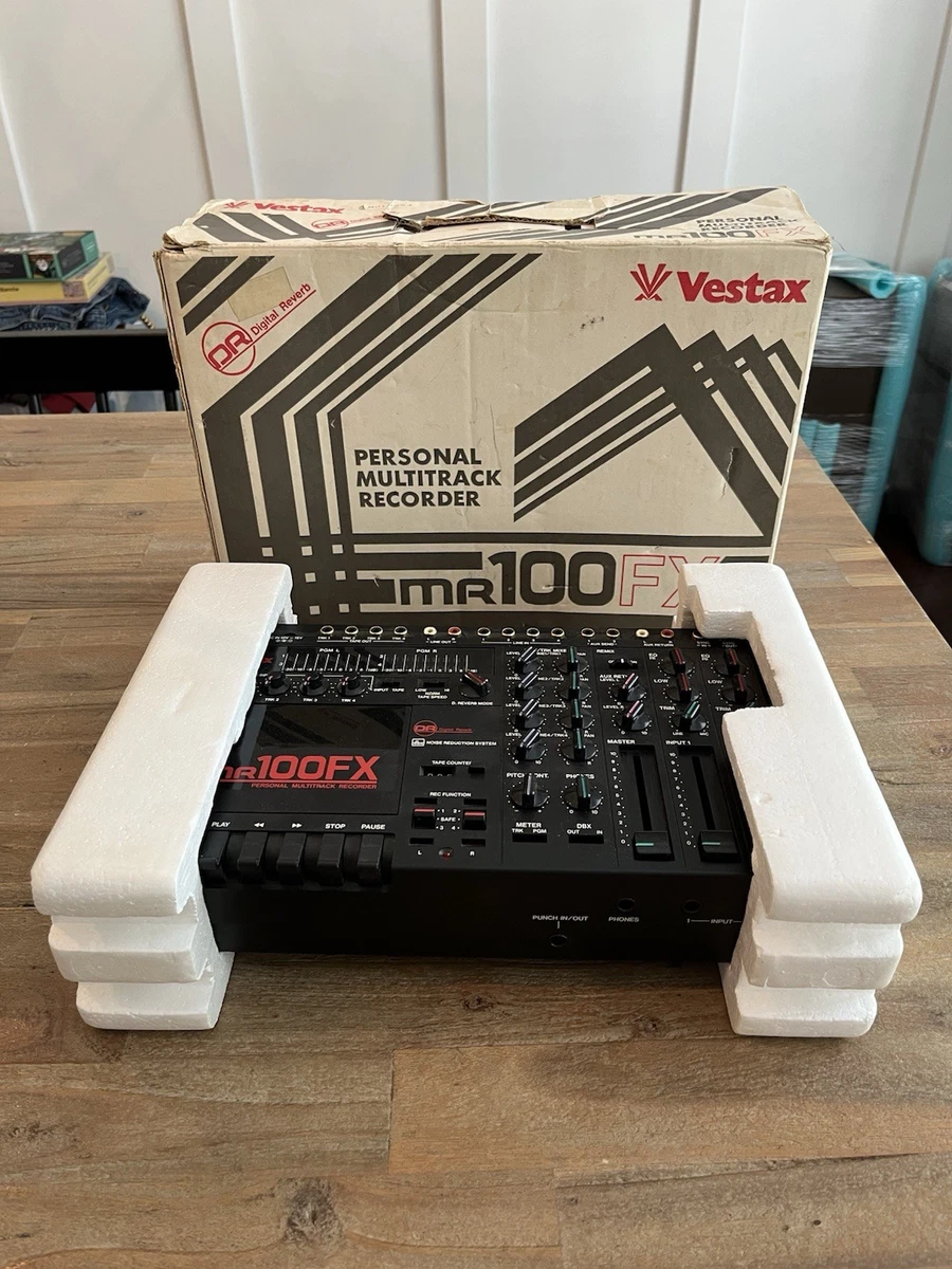 Rare Vestax MR100FX Black 4 Track Personal Multitrack Cassette