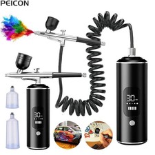 Airbrush with Compressor Portable Airbrush Painting Mini Spray Gun for Painting