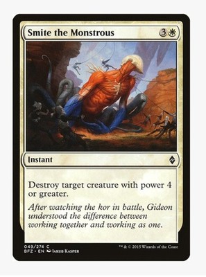 Smite the Monstrous | BFZ | Pauper Staple Instant Removal | MTG Control | LP