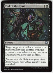End of the Hunt #81 (Uncommon) - Secrets of Strixhaven - Magic: The Gathering