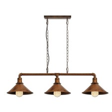 Vintage Retro Water Pipe Pendant Light Steampunk Industrial Ceiling Lights E27