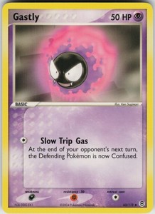 Pokemon TCG Gastly 63/112 FireRed & LeafGreen Common card Normal NM