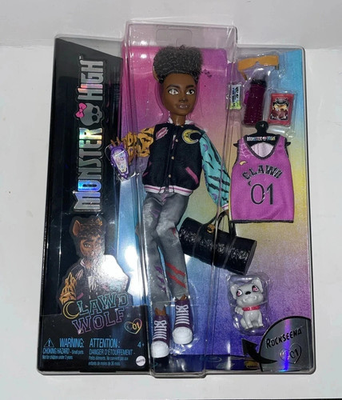#ad Monster High Clawd Wolf G3 Doll With Pet Rockseena amp; Accessories Mattel New $32.00