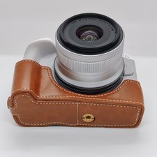 For Canon EOS R50 R100 Camera Bag Protection Dock Case Base Leather Cover Shell