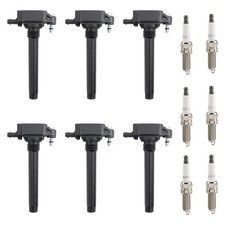 6 Pack Mopar Ignition Coils Spark Plugs For Chrysler Jeep Dodge Ram 3.6l Uf648