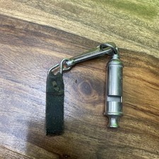 Vintage “The Acme Guide" Pillar Top General Police Service Whistle With Clip