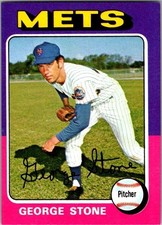 1975 Topps Mini Baseball - George Stone #239 - New York Mets