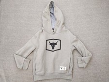 Under Armour Project Rock Hoodie Youth XS ColdGear Blood Sweat Respect Pullover