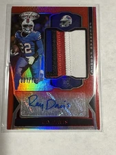 2024 Certified - Freshman Fabric Mirror Signatures Ray Davis #FMS-RDS Red /199